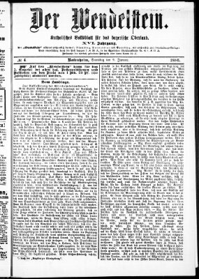 Wendelstein Samstag 9. Januar 1886