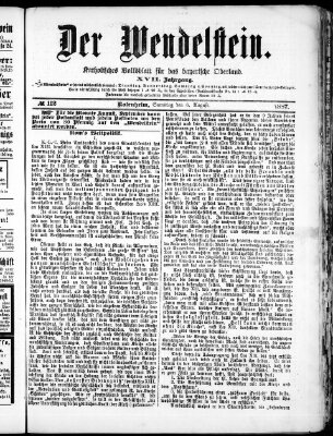 Wendelstein Samstag 6. August 1887