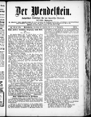 Wendelstein Samstag 8. September 1888