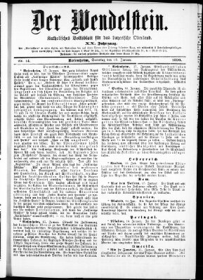 Wendelstein Samstag 18. Januar 1890