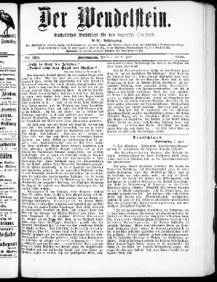 Wendelstein Sonntag 8. Juni 1890