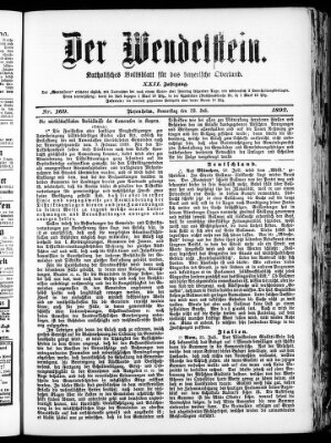 Wendelstein Donnerstag 28. Juli 1892
