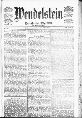 Wendelstein Freitag 7. März 1902