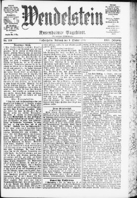 Wendelstein Mittwoch 8. Oktober 1902