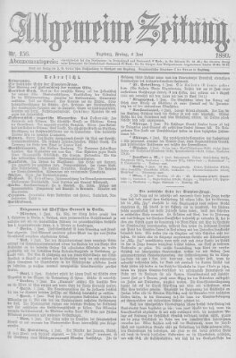 Allgemeine Zeitung Freitag 4. Juni 1880