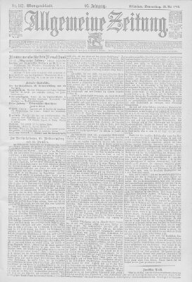 Allgemeine Zeitung Donnerstag 25. Mai 1893