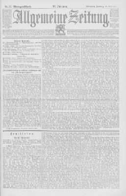Allgemeine Zeitung Freitag 30. März 1894