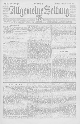 Allgemeine Zeitung Montag 23. Juli 1894