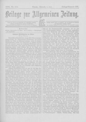 Allgemeine Zeitung Mittwoch 5. Juni 1895