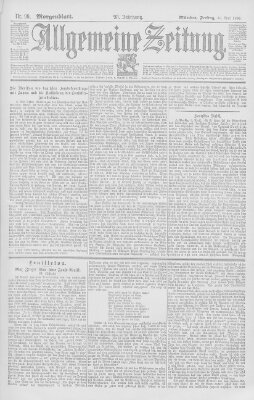 Allgemeine Zeitung Freitag 10. April 1896