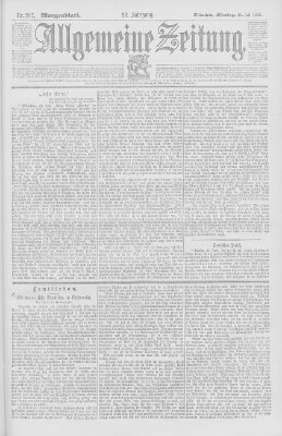 Allgemeine Zeitung Dienstag 28. Juli 1896