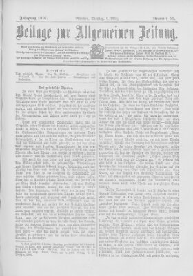Allgemeine Zeitung Dienstag 9. März 1897