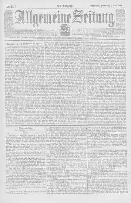 Allgemeine Zeitung Sonntag 9. April 1899