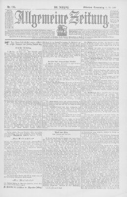 Allgemeine Zeitung Donnerstag 11. Mai 1899