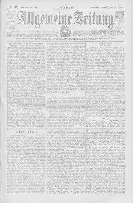 Allgemeine Zeitung Montag 28. Mai 1900