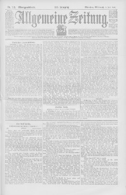 Allgemeine Zeitung Mittwoch 6. Juni 1900