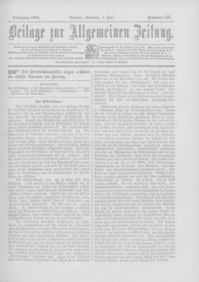 Allgemeine Zeitung Mittwoch 5. Juni 1901