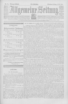 Allgemeine Zeitung Freitag 21. März 1902
