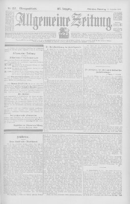 Allgemeine Zeitung Dienstag 23. Dezember 1902