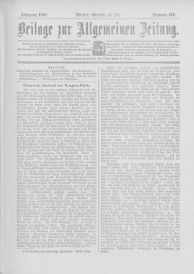 Allgemeine Zeitung Mittwoch 23. Juli 1902