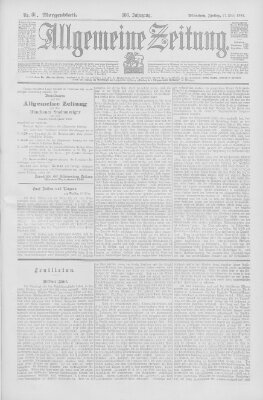 Allgemeine Zeitung Freitag 27. März 1903