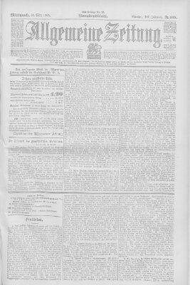Allgemeine Zeitung Mittwoch 30. März 1904