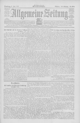 Allgemeine Zeitung Freitag 9. Juni 1905