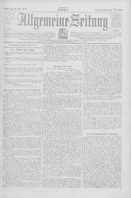 Allgemeine Zeitung Sonntag 22. April 1906