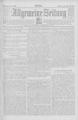 Allgemeine Zeitung Sonntag 24. Juni 1906