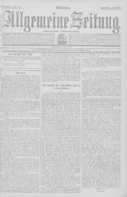Allgemeine Zeitung Dienstag 3. März 1908