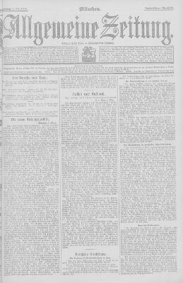 Allgemeine Zeitung Freitag 6. März 1908
