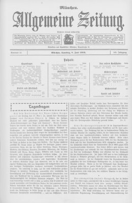 Allgemeine Zeitung Samstag 8. Juni 1912