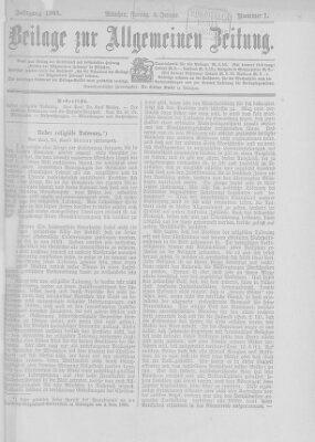 Allgemeine Zeitung Freitag 2. Januar 1903