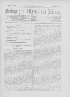 Allgemeine Zeitung Donnerstag 29. Dezember 1904