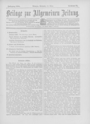 Allgemeine Zeitung Mittwoch 22. März 1905