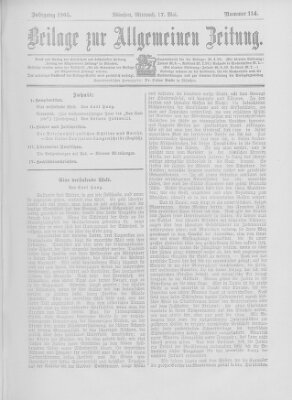 Allgemeine Zeitung Mittwoch 17. Mai 1905