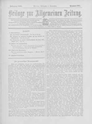 Allgemeine Zeitung Mittwoch 6. September 1905