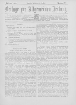 Allgemeine Zeitung Dienstag 3. Oktober 1905