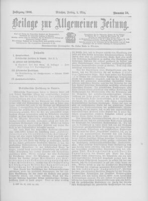 Allgemeine Zeitung Freitag 2. März 1906