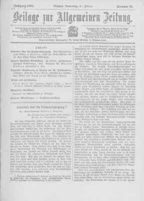 Allgemeine Zeitung Donnerstag 28. Februar 1907