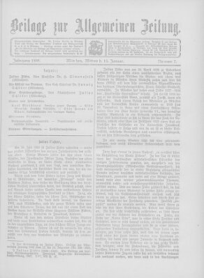 Allgemeine Zeitung Mittwoch 15. Januar 1908