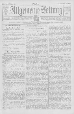 Allgemeine Zeitung Dienstag 12. März 1907