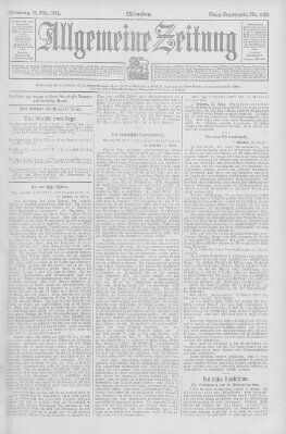 Allgemeine Zeitung Dienstag 26. März 1907