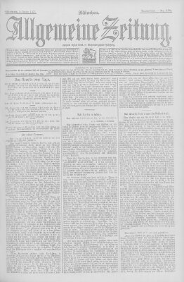 Allgemeine Zeitung Mittwoch 9. Oktober 1907
