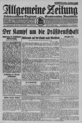 Allgemeine Zeitung Sonntag 8. Juni 1924