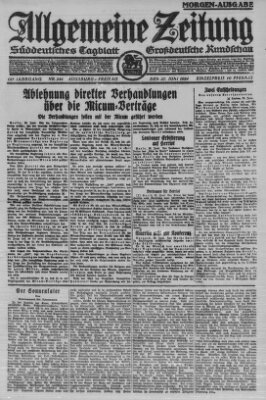 Allgemeine Zeitung Freitag 27. Juni 1924