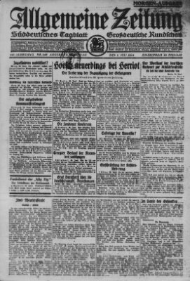 Allgemeine Zeitung Dienstag 1. Juli 1924
