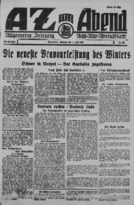 AZ am Abend (Allgemeine Zeitung) Dienstag 17. März 1925