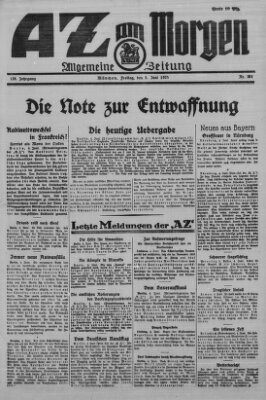AZ am Morgen (Allgemeine Zeitung) Freitag 5. Juni 1925