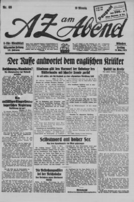 AZ am Abend (Allgemeine Zeitung) Freitag 23. März 1928